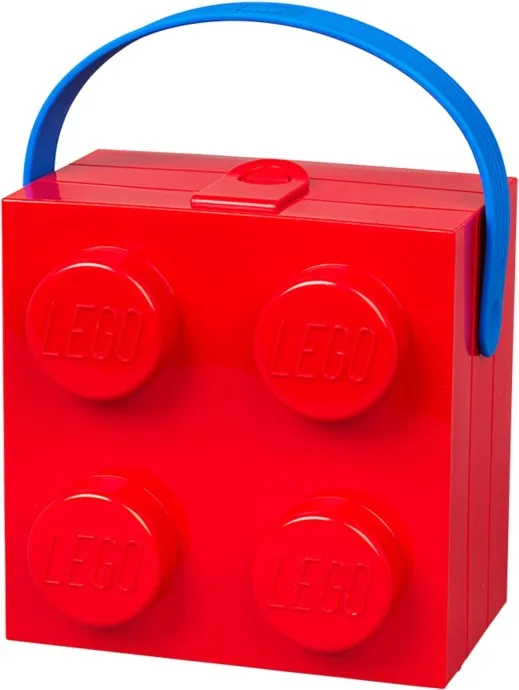 Doos met handvat, rood