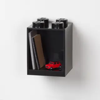 4-noppen bakstenen plank zwart