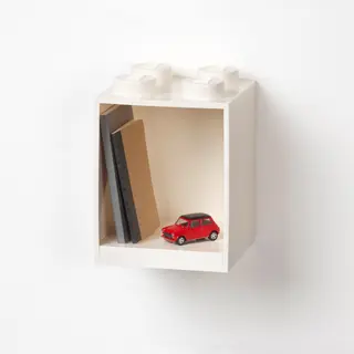 4-noppen bakstenen plank wit