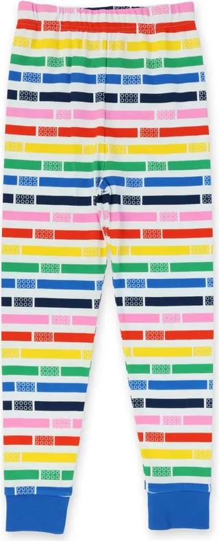 Multicolored T Shirt and Pants 2 Piece Set