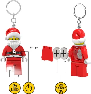 Weihnachtsmann-Schlüssellicht