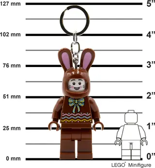 Chocoladekonijn sleutelhangertje