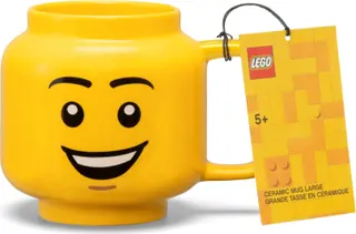 Large Happy Boy Ceramic Mug