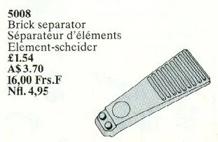 Séparateur d'éléments rouge