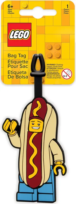 Hot Dog Guy Bag Tag