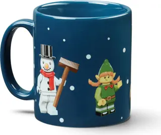 Kerstkeramische mok – Minifiguren