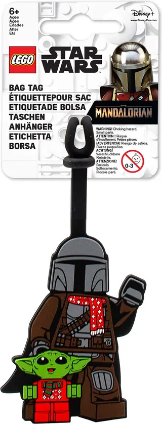 De Mandalorian met Grogu vakantiebagagelabel