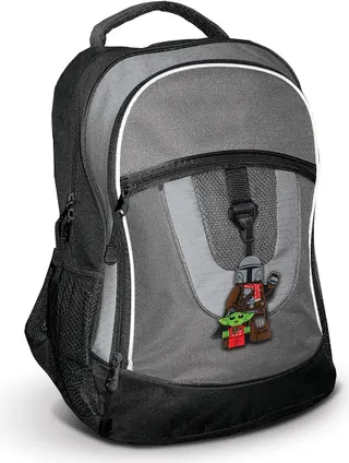 De Mandalorian met Grogu vakantiebagagelabel