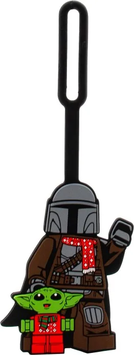 De Mandalorian met Grogu vakantiebagagelabel