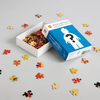 Mysterieuze minifiguur mini-puzzel blauwe editie