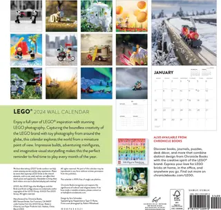 LEGO Wandkalender 2024