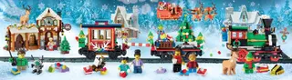 LEGO Kersttreinpuzzel