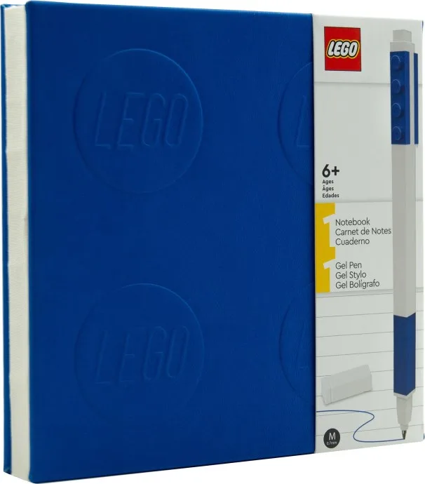 Notizbuch mit Gelstift – Blau