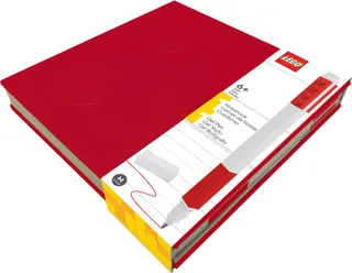 Notizbuch mit Gelstift – Rot