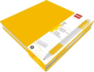 Notizbuch mit Gelstift – Gelb