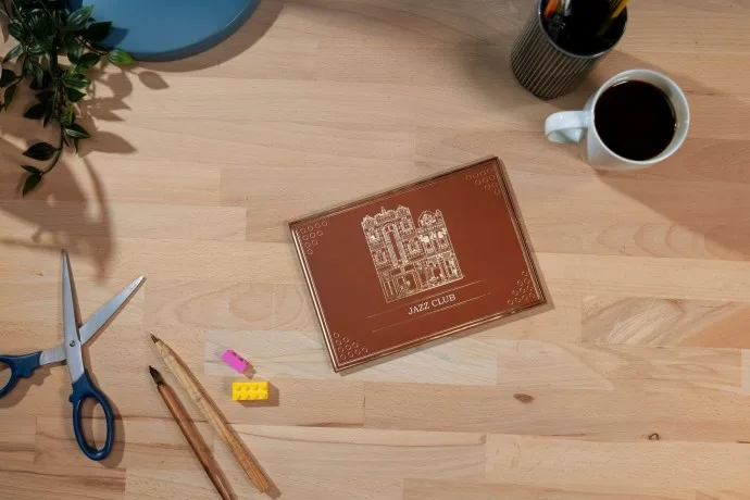 Postkarten mit Pop-up-Modulgebäuden, Sammlung 1 von 2