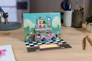Postkarten mit Pop-up-Modulgebäuden, Sammlung 2 von 2