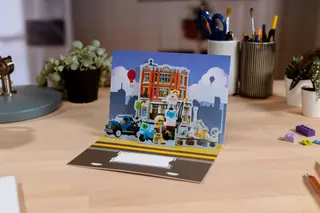 Postkarten mit Pop-up-Modulgebäuden, Sammlung 2 von 2
