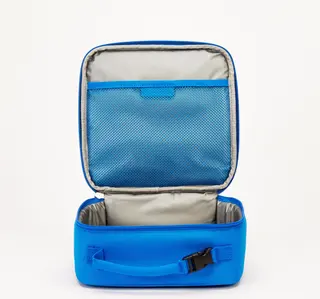 Bakstenen lunchtas – Blauw