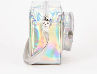 Baksteenkleurige Crossbodytas – Holografisch