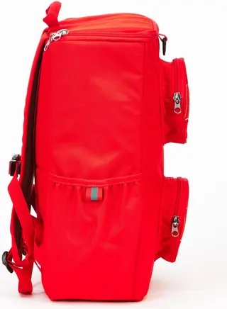 Baksteenvormige rugzakkoeler – Rood