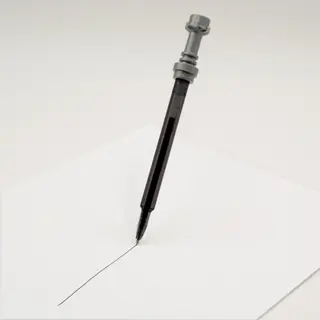 Lichtschwert-Gelstift – Schwarz