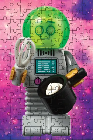 Mini-puzzle mystère avec figurine – Édition spatiale