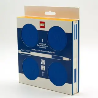 Locking Notebook with Gel Pen – Blue