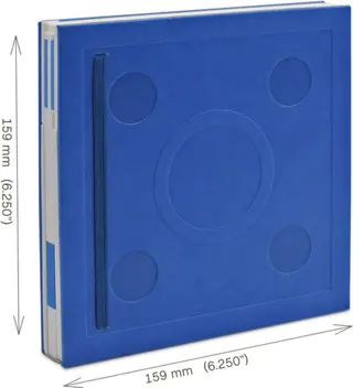 Locking Notebook with Gel Pen – Blue