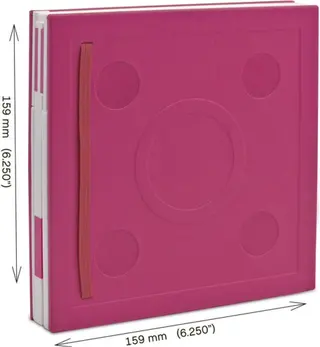 Carnet à fermeture avec stylo gel – Violet