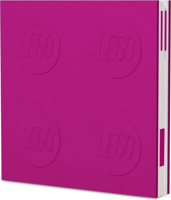 Carnet à fermeture avec stylo gel – Violet