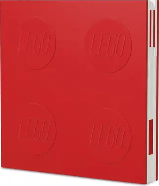 Carnet à fermeture avec stylo gel – Rouge