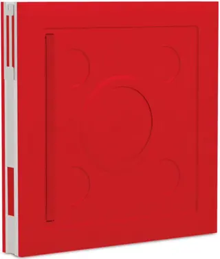 Carnet à fermeture avec stylo gel – Rouge