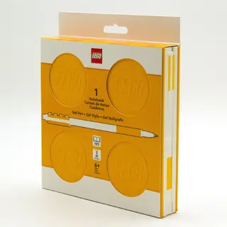 Locking Notebook with Gel Pen – Yellow