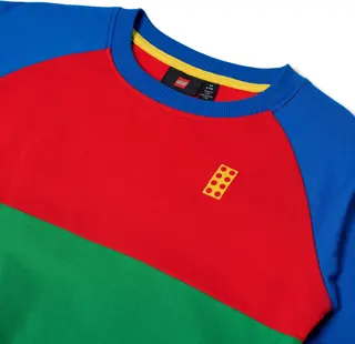 Kinder-Sweatshirt mit Farbblockmuster