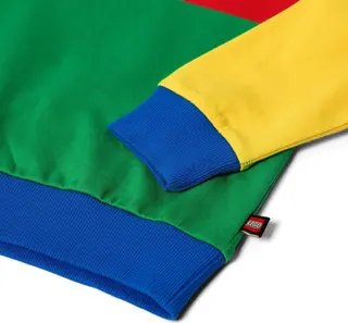Kinder-Sweatshirt mit Farbblockmuster
