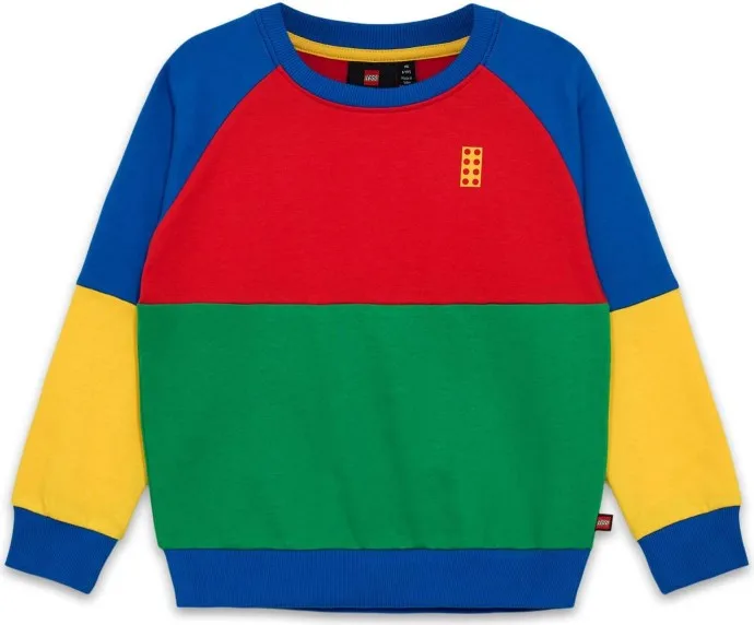 Kinder-Sweatshirt mit Farbblockmuster