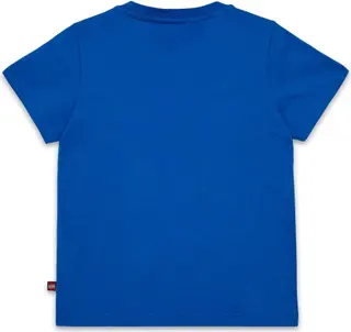 Kinder T-shirt met korte mouwen en logo – Blauw