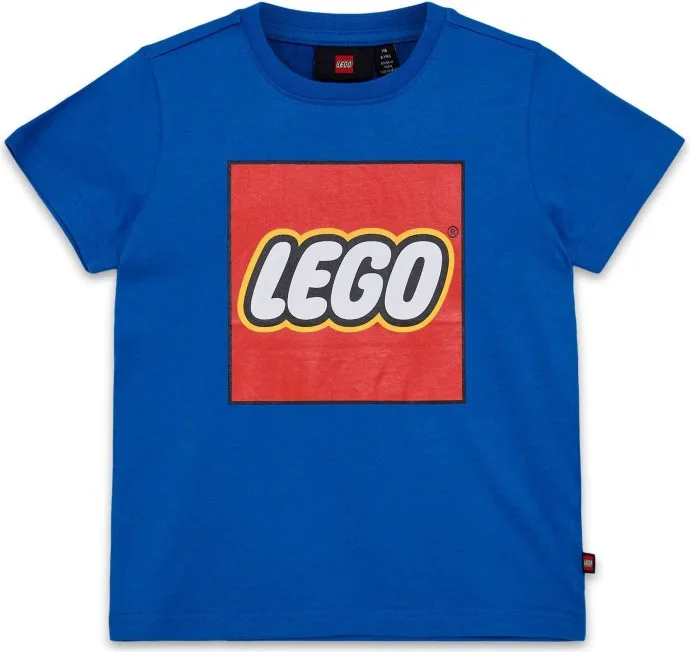 Kinder T-shirt met korte mouwen en logo – Blauw