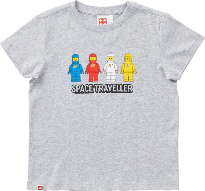 Kurzarm-T-Shirt für Kinder – Graumeliert