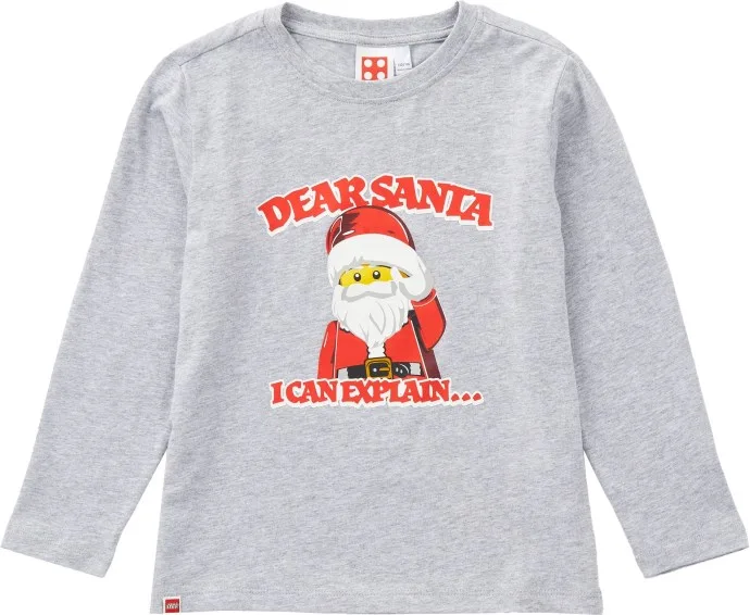 Kinder Langarm-T-Shirt „Lieber Weihnachtsmann“