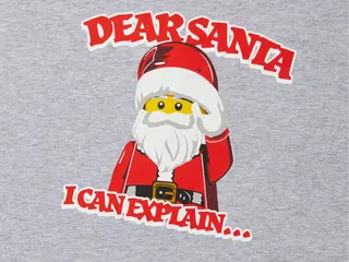 Kurzarm-T-Shirt für Erwachsene: Lieber Weihnachtsmann