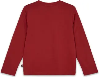 Langarm-T-Shirt – Dunkelrot