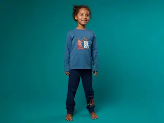 Pyjama – Mittelblau