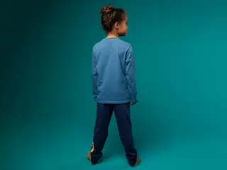 Pyjama – Mittelblau