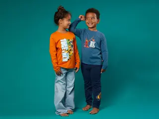 Pyjama – Mittelblau