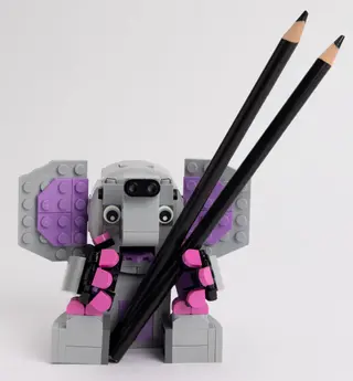 Porte-crayons éléphant