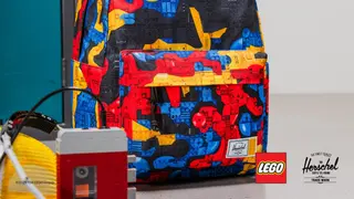 Herschel Classic XL rugzak – Abstracte bakstenen