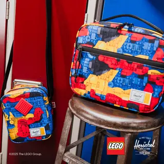 Herschel Pop Quiz Lunchbox – Abstracte Bakstenen