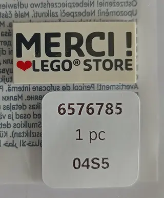 Merci! Herz Lego Store